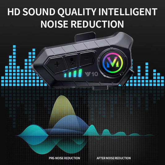 Y10/Y12Pro/Y21 Helmet Bluetooth Earphones Waterproof Noise Reduction Motorcycle Earphones Soft Mac Helmet Earphones