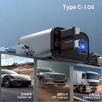 USB-C Retractable Car Charger