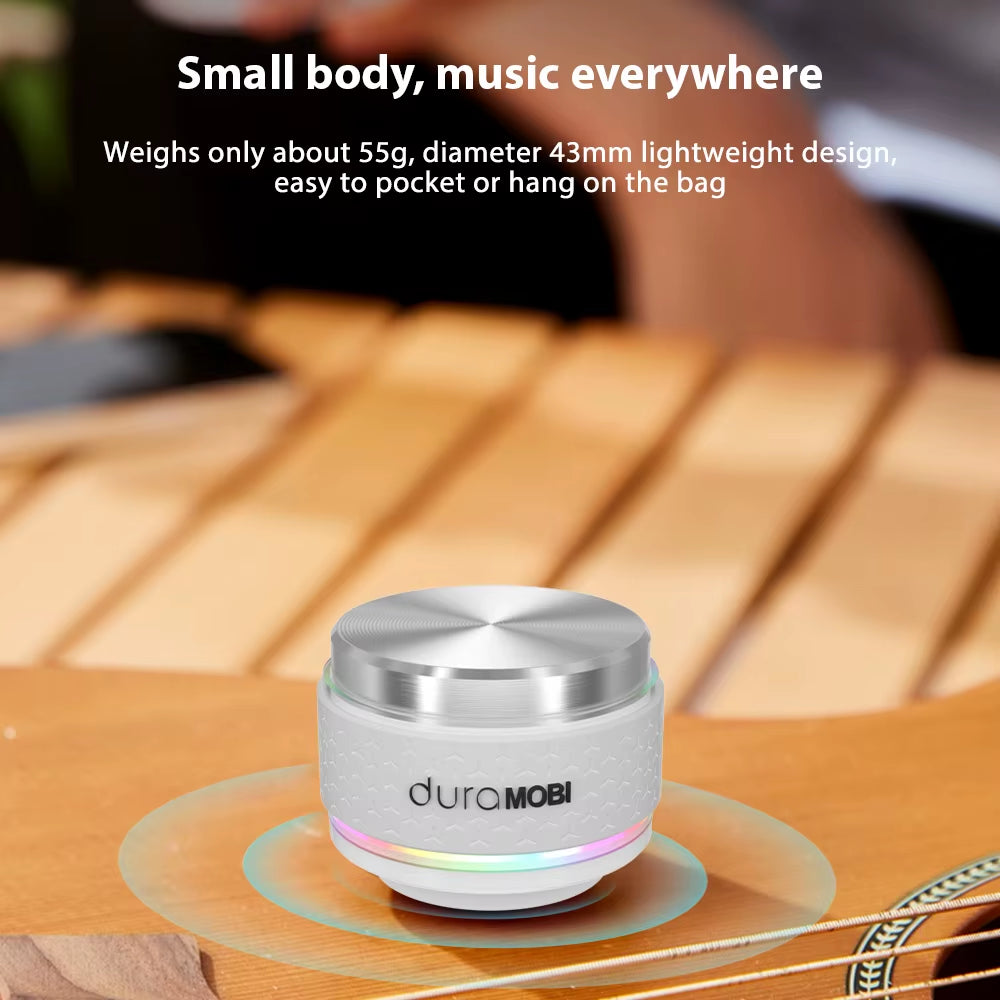 Bone Conduction Wireless Speaker Portable with Magnetic Adsorption Function BT Speaker Neon Light Waterproof Music Player